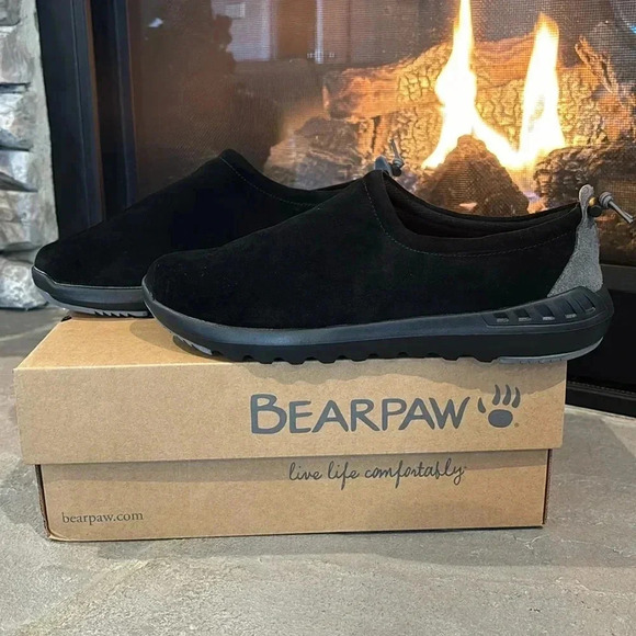 BEARPAW Jack Loafer, suede upper,comfort footbed,rubber sole,stain treated - Picture 3 of 10